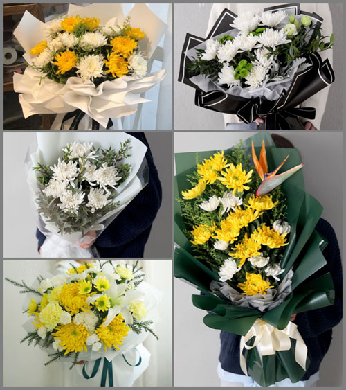 天津静海区团泊镇白事花束代送